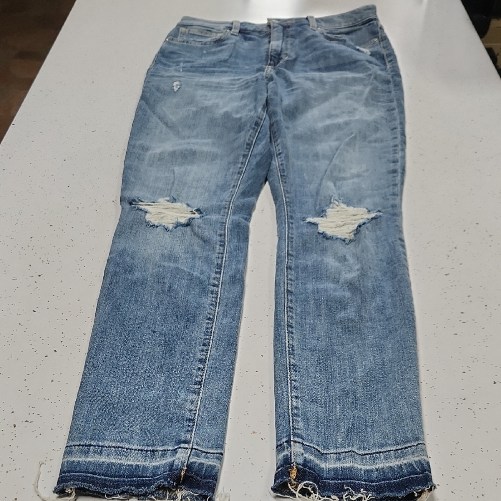 Joe's Distressed Blue Jeans